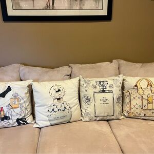 Designer-Inspired Decorative Throw Pillows